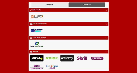 Dafabet payment options Dafabet payment options